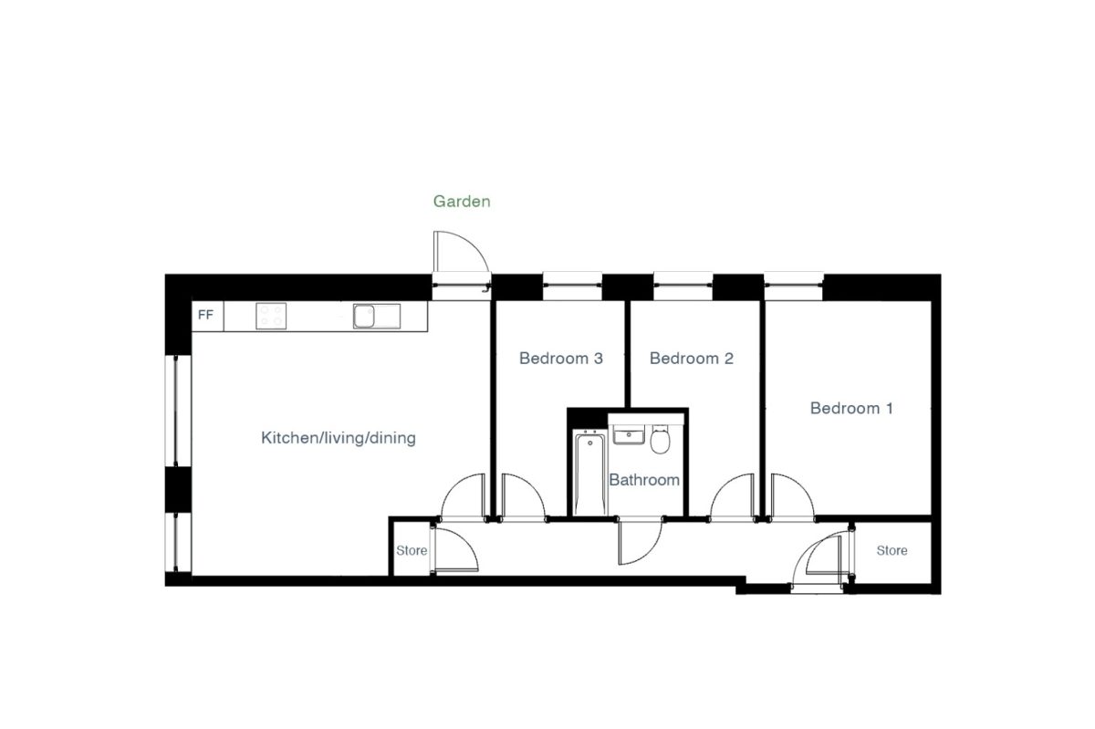 ISHA Sunnyside AW Flat 3
